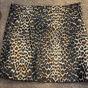 Forever 21, fake leather cheetah skirt never worn